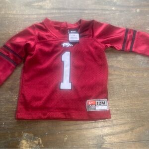 Nike Red Jersey with Bold Number 1